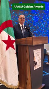 لحظات استثنائية في وهران
تتويج مدينة وهران بجائزة AFASU الذهبية كأفضل مدينة سياحية صاعدة في أفريقيا
وهران – الجزائر